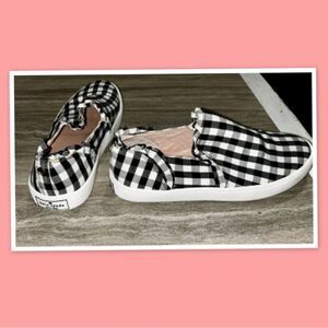 Kate Spade Sneakers Check Gingham, Women’s Slip On Sneakers Size 6